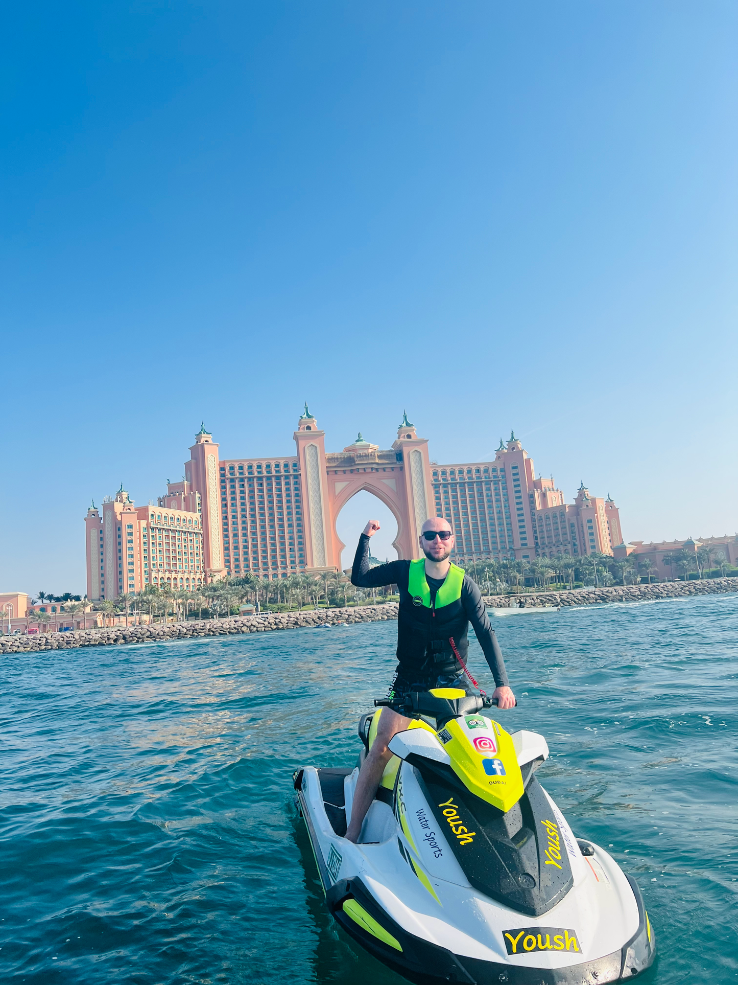 Dubai: 60Min Atlantis the Palm & Burj Al Arab Jet Ski Tour