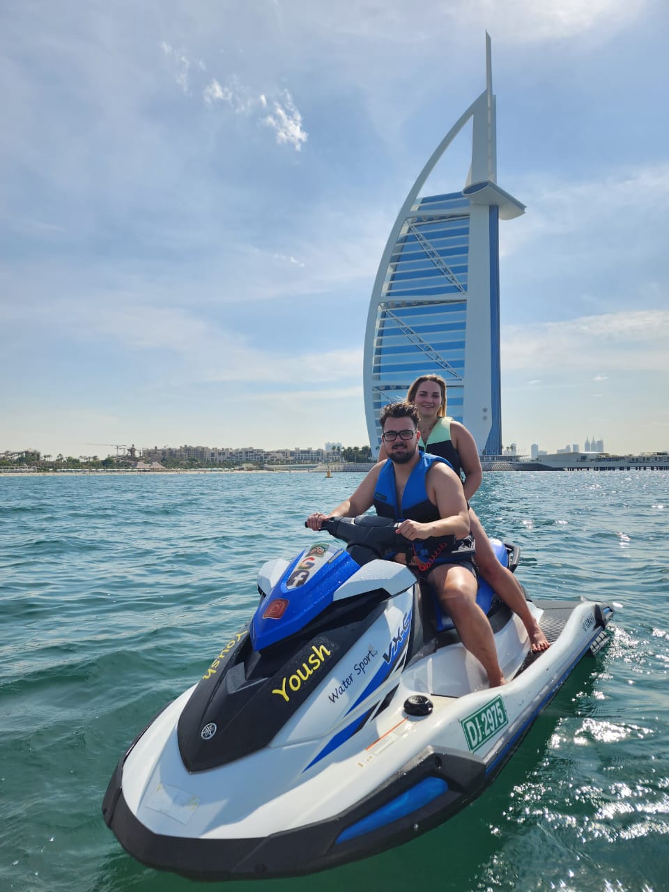 Dubai: 60Min Atlantis the Palm & Burj Al Arab Jet Ski Tour