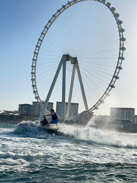 Ain Dubai jetski view